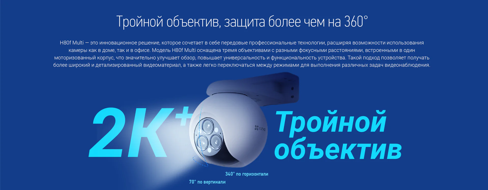 EZVIZ H80f Multi (три объектива)